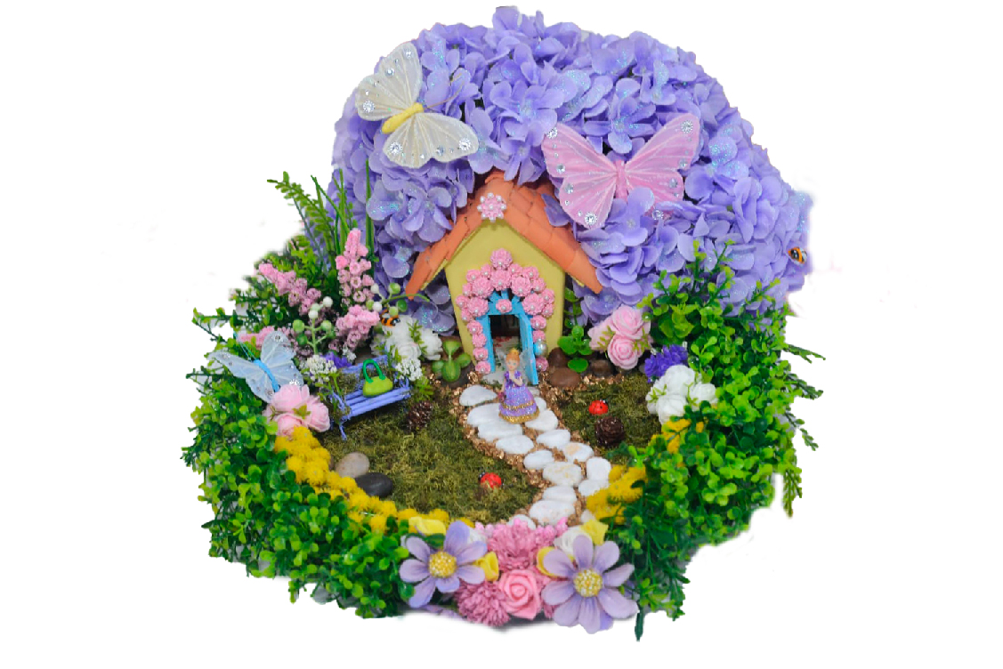 CASA DE HADAS EN EL BOSQUE